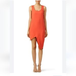 Prabal Gurung Scoop Neck Midi Length Shift Dress Size 2